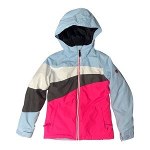 686 Girls Ray Waterproof Insulated Hooded Ski Snowboard Winter Colorful Jacket S